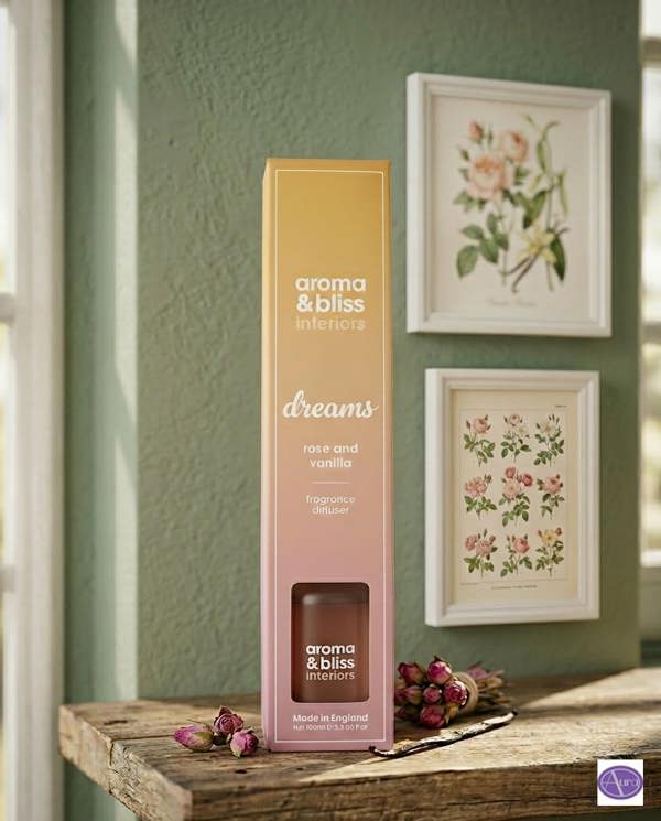 Pecksniff's Dreams Rose & Vanilla Fragrance Diffuser 100ml