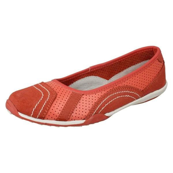 Down to Earth Ladies Down To Earth Flat Ballerina Shoes