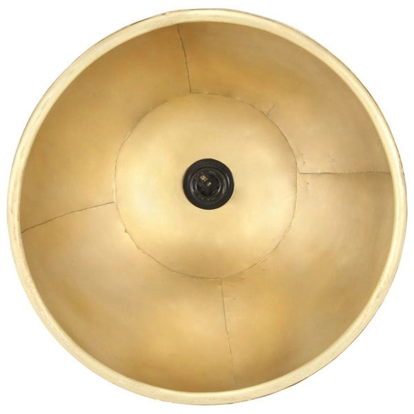 Berkfield Industrial Hanging Lamp 25 W Brass Round 40 cm E27