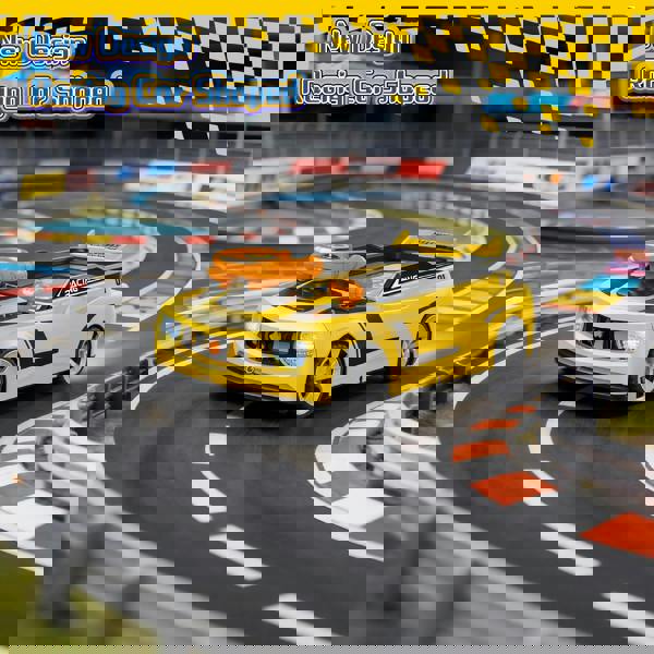 deAO Toys Simulation Racing Car Game Toy for Kids Interactive Driving Game with Steering Wheel, Sound & Lights Perfect Gift