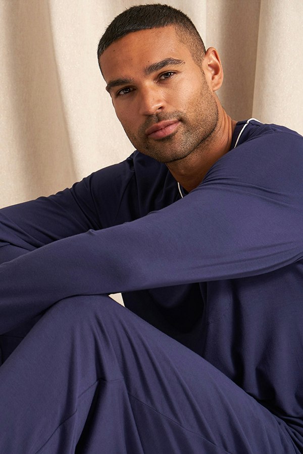 Mister You Bamboo Pyjama Set in Midnight