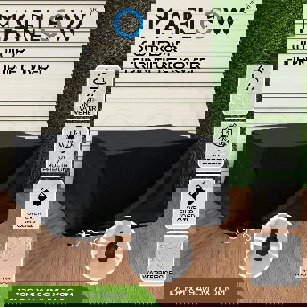 Marlow Outdoor Furniture Cover Garden Patio Waterproof Rain UV Protector 170CM