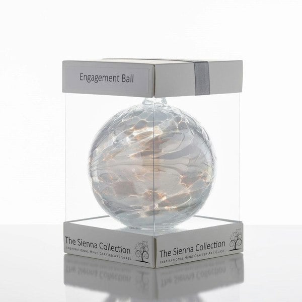 Engagement Gift Friendship Ball - Pastel White