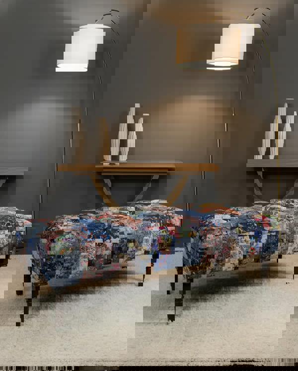 ISTOOLS Demask Upholstered Footstool Ottoman – Handmade Stylish Seating