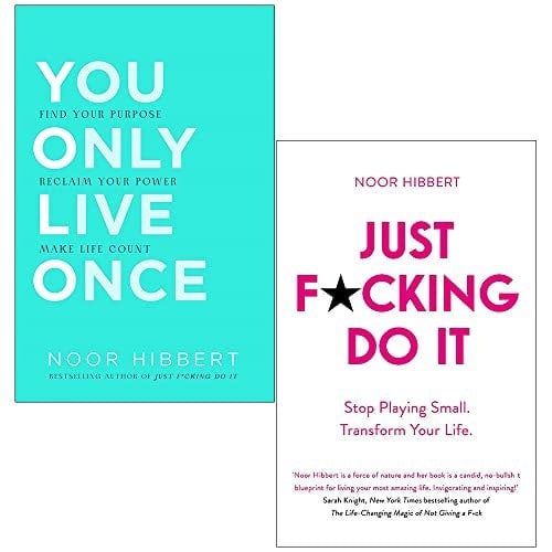 Noor Hibbert Collection 2 Books Set (You Only Live Once, Just F*cking Do It)