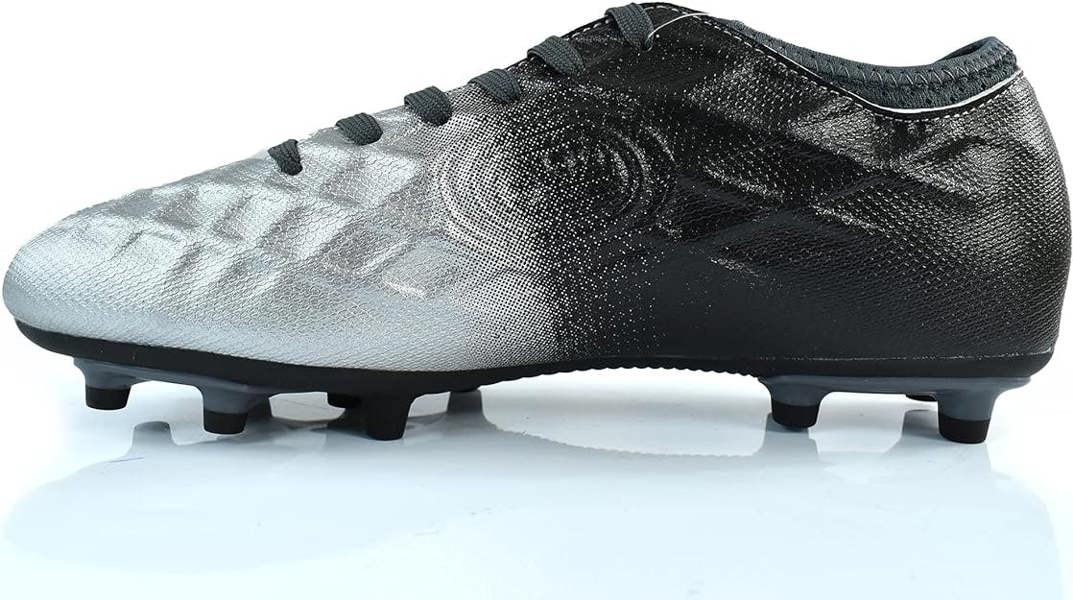 Senior Silver Fade Ignisio Rugby Boot – Moulded Studs, Lace-Up, Sizes 7-12 - Optimum