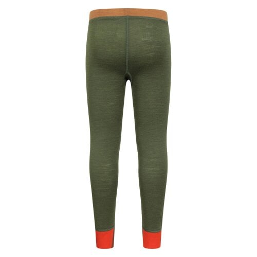 Mountain Warehouse Childrens/Kids Colour Block Merino Wool Base Layer Set - Khaki Green