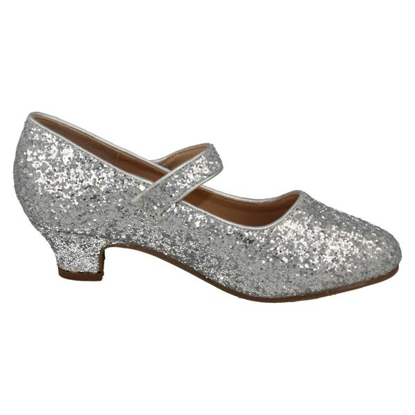 Spot On Girls Spot On kitten Heel Ankle Strap Party Shoes H3089