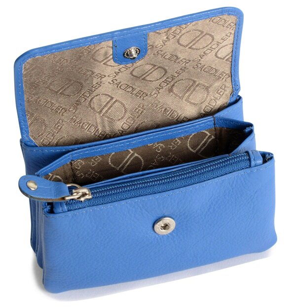 SADDLER Spacious Leather Purse "Lily" – Handmade by Saddler | RFID Protected & Gift Boxed | Triple Gusset Design for Cards, Coins & Keys