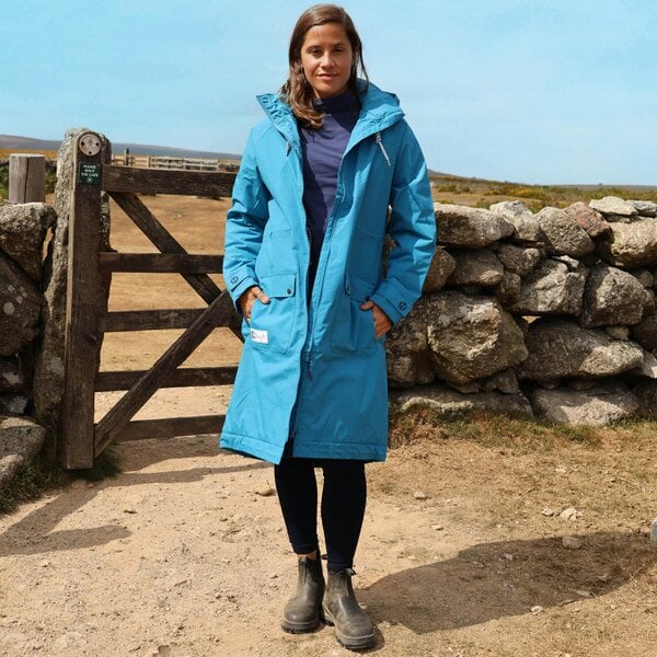 Lazy Jacks LJ159 - Longline Snug Lined Coat - Petrol