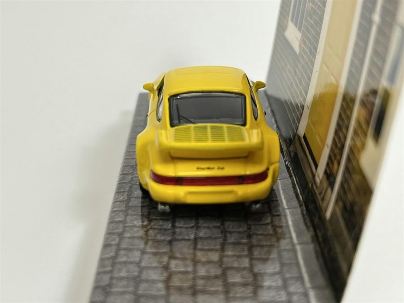 Tarmac Porsche 911 Turbo Yellow 1:64 Scale Tarmac Works Schuco T64S009YL