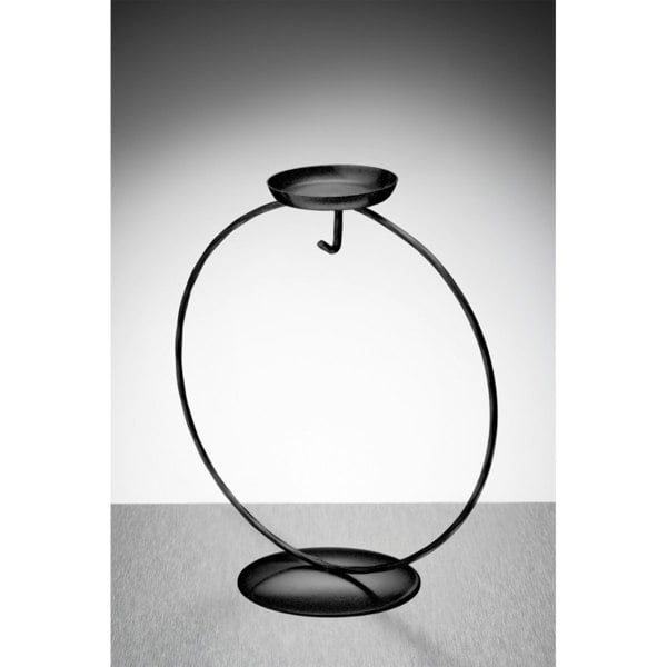 Display Stand - Circular Tea Light - Black