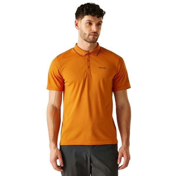 Regatta Mens Maverick V Active Polo Shirt - Fox/Ash - 