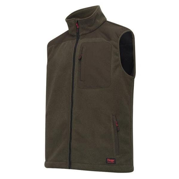 Dark Green Hoggs of Fife Green King II Gilet with waterproof laminated layer