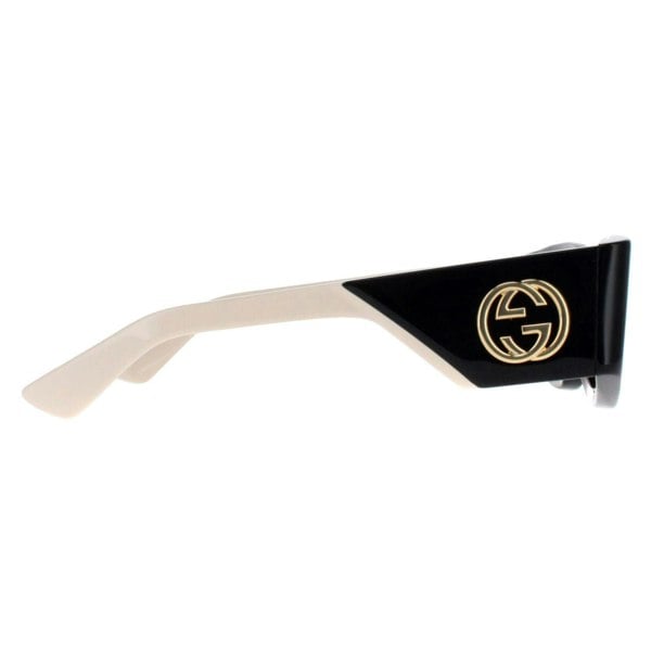Gucci Sunglasses GG1664S 001 Black with Ivory Grey