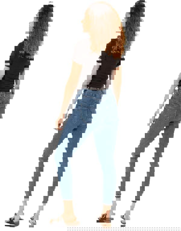 AC/DC Womens Black Logo Short Sleeved T-Shirt