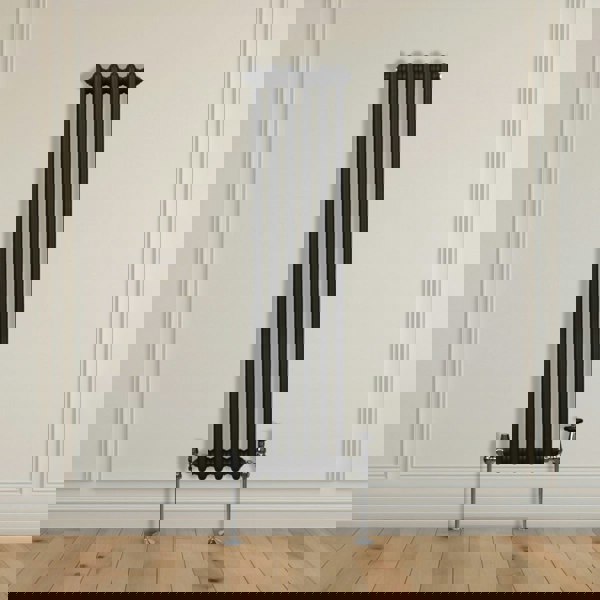 Monstershop Traditional 2 Column Radiator - 1500 x 292mm - Black
