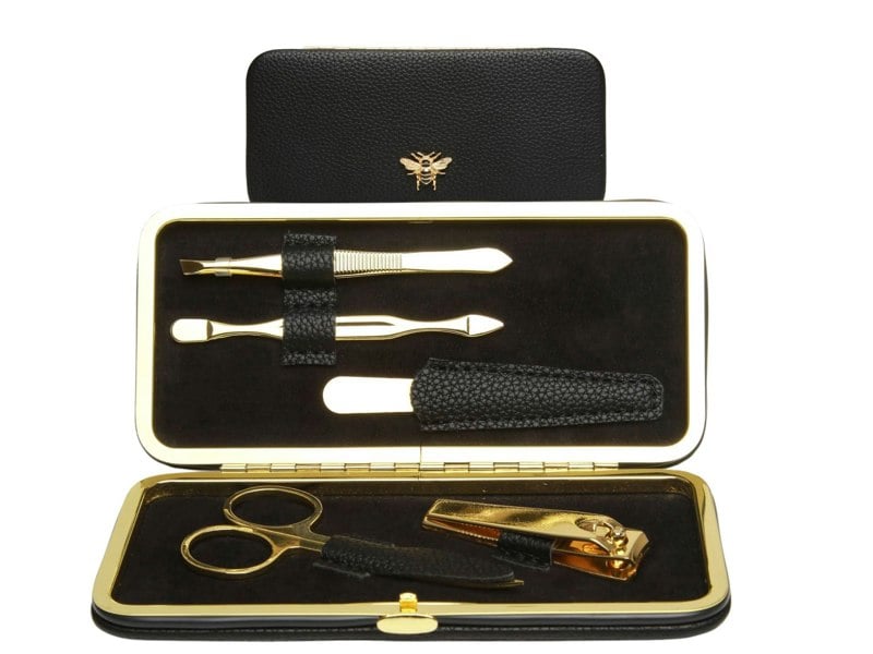 Alice Wheeler Bee 5-Piece Stainless Steel Manicure Set