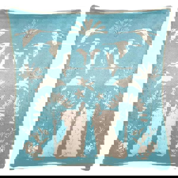 Furn Colony Botanical Cushion Cover - Blue