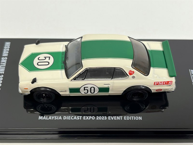 Inno 64 Nissan Skyline 2000 GT-R KPGC10 Malaysia Diecast Expo 2023 Edition Inno IN64KPGC10MDX23WH