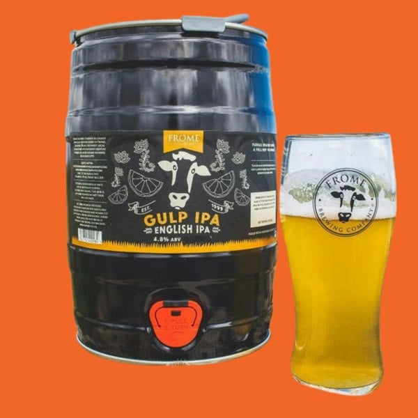 Independent Minikeg (9 pint) product image with beer in glass