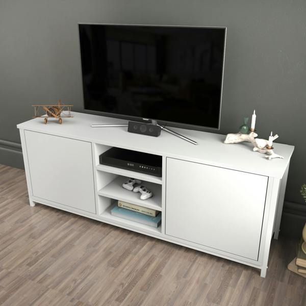 Decorotika Otis Modern Tv Stand TV Cabinet for TV's up to 63"