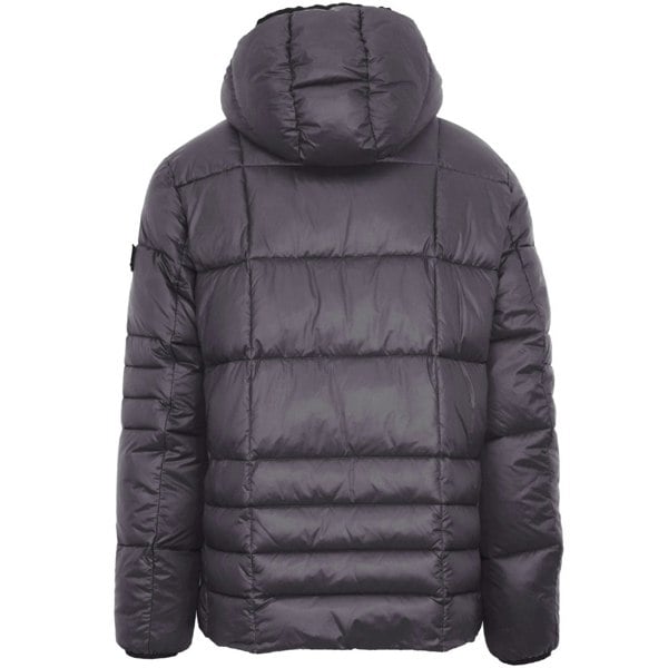 Plein Sport Small Circle Logo Quilted Jacket - Grey