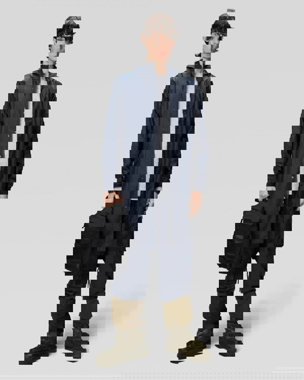 Rains Unisex Fishtail Parka - 47 Navy