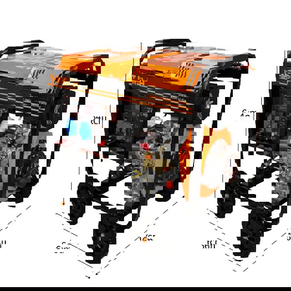 T-Mech 2kVA Portable Diesel Generator Open Frame