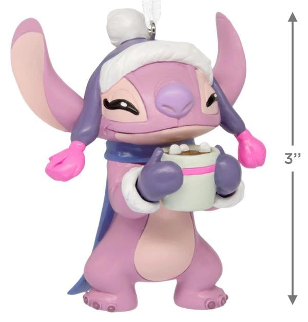 Disney Lilo & Stitch - Angel with Hot Chocolate Christmas Tree Ornament