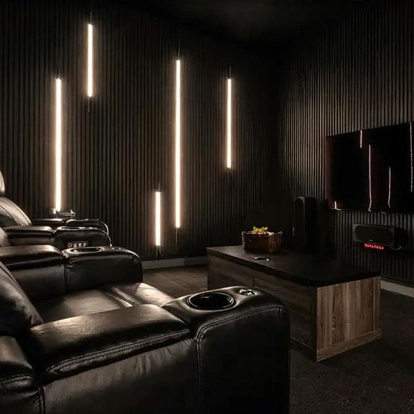 ENER-J Smart LED Strip Kit (4pc) for Soundproof Acoustic Panels, Dimmable & App/Voice Controlled