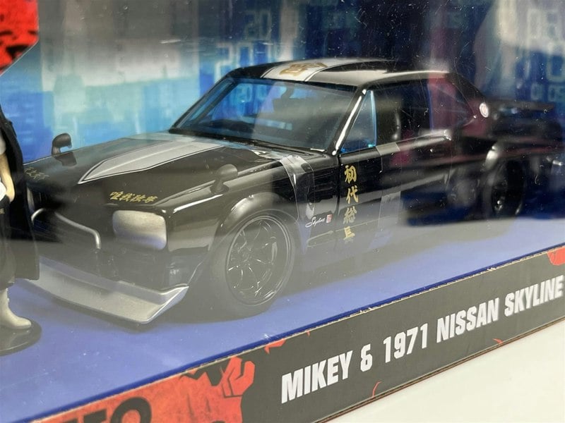 Jada Tokyo Revengers Mikey Figure and 1971 Nissan Skyline GT-R 1:24 Scale Jada 253255064