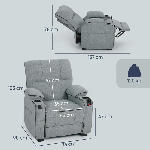 Massage Recliner Sofa