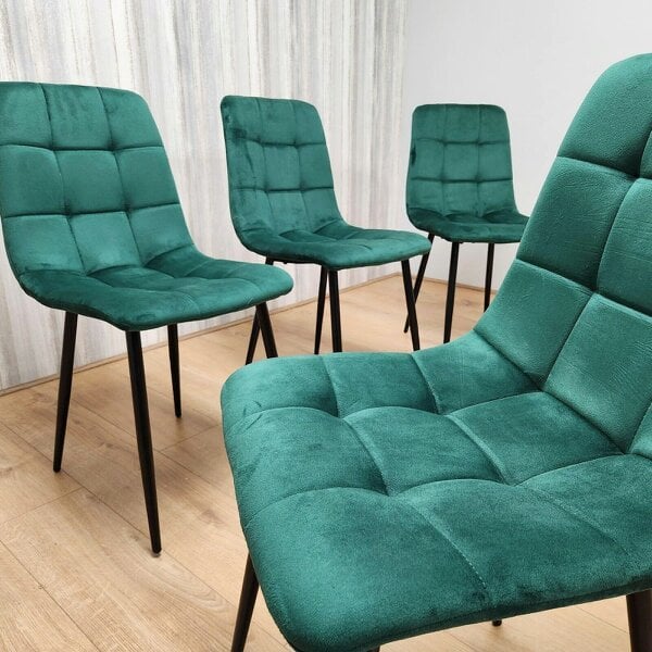 Kosy Koala Dining Chairs set of 4 velvet green kitchen chairs