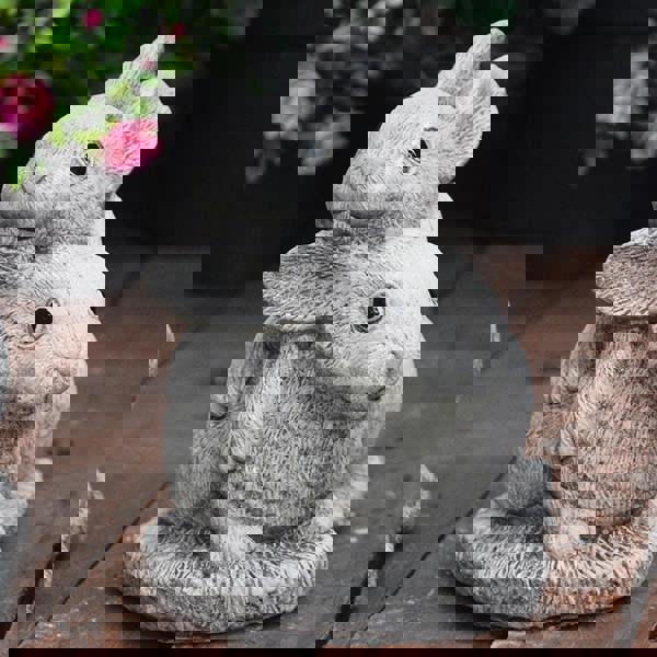 Set of 3 Bunny Rabbit Garden Ornaments