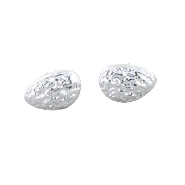 Sterling Silver Driftwood Stud Earrings - Reeves & Reeves