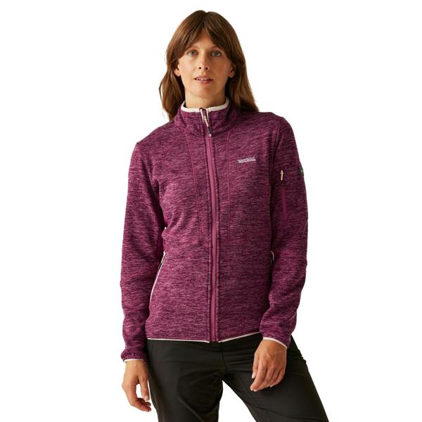Regatta Womens/Ladies Ralina Fleece Jacket - Beaujolais/Light Vanilla - 