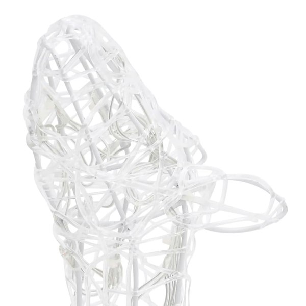 Berkfield Acrylic Reindeer Family Christmas Decoration 300 LED Warm White