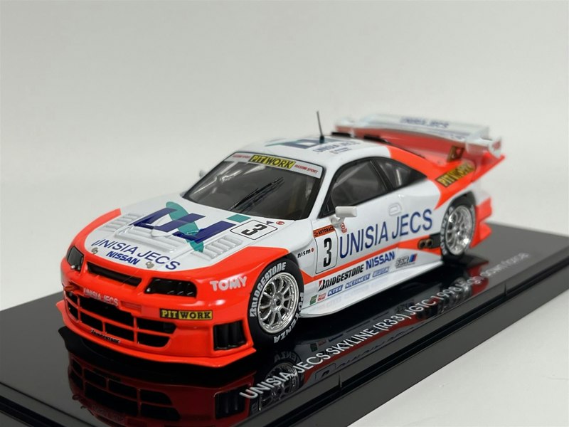 Ebbro Nissan Skyline R33 Unisi Jecs JGTC 1998 High Down Force #3 1:43 Ebbro 44255