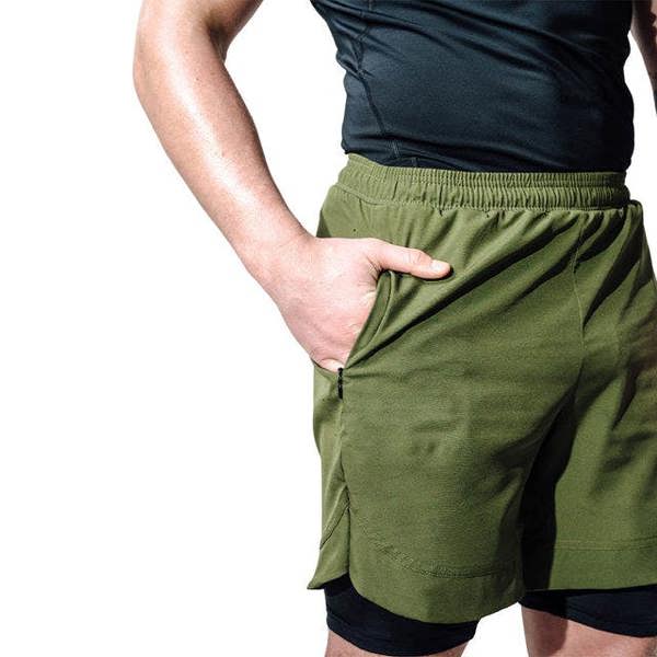 RDX Sports MMA SHORTS T16 ARMY GREEN/BLACK