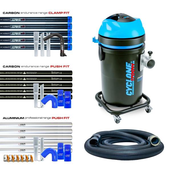 Equip2clean Cyclone 1700W Lightweight Gutter Vacuum  37L