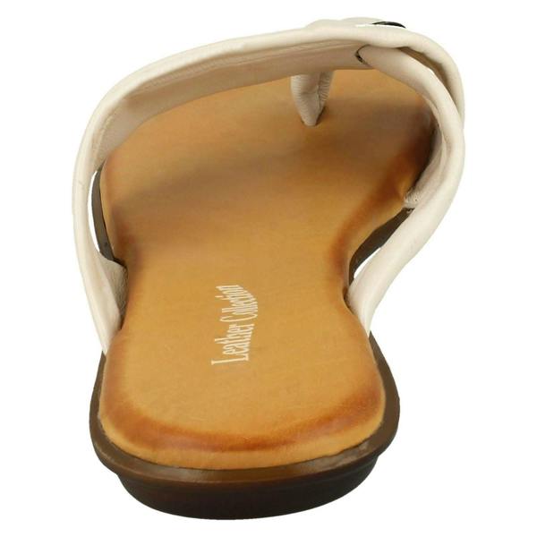 Leather Collection Ladies Leather Collection Toepost Sandals
