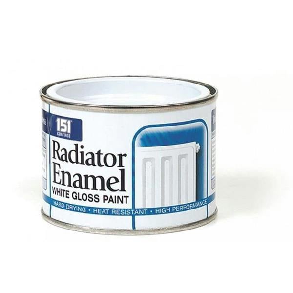 151 12X Radiator Enamel White Paint Tin 180ml