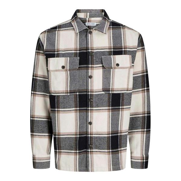Jack And Jones Mens Overshirt - Crockery - 