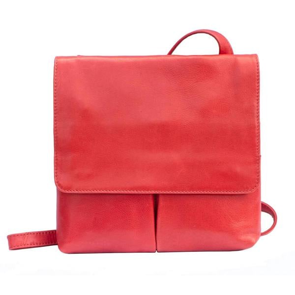 Crossbody Organiser Bag – Valentina Cancun Front Red 1201