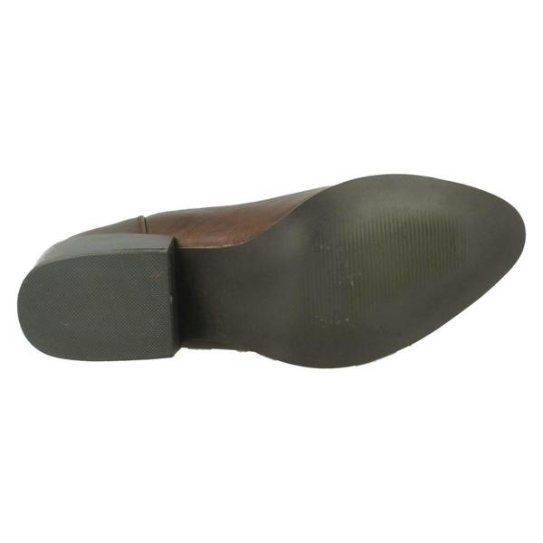 Spot On Ladies Spot On Heeled Ankle Boot