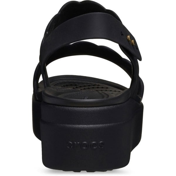 Crocs Brooklyn Woven Thermoplastic Women's Black/Black Sandals