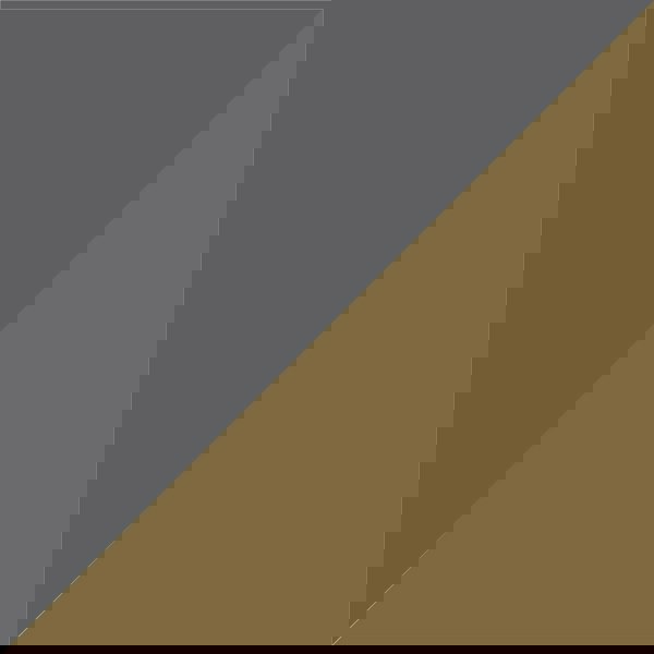 Dorel Home Camila 5 Shelf Bookcase Graphite Grey / Golden