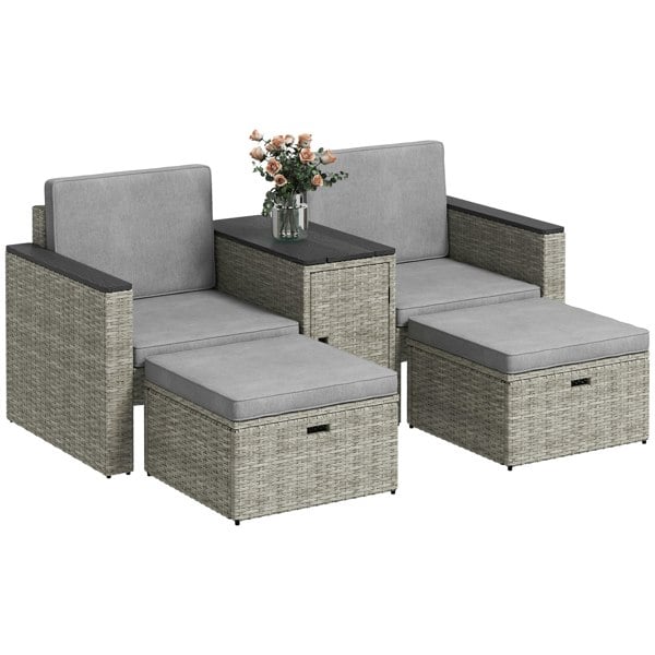 Rattan Chair Set