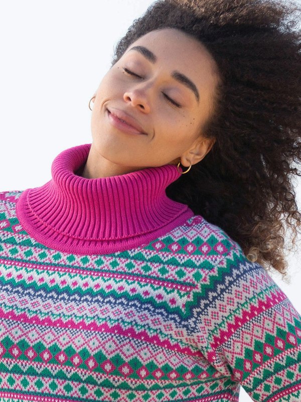 Kite Organic Puncknowle Roll Neck Knit Jumper